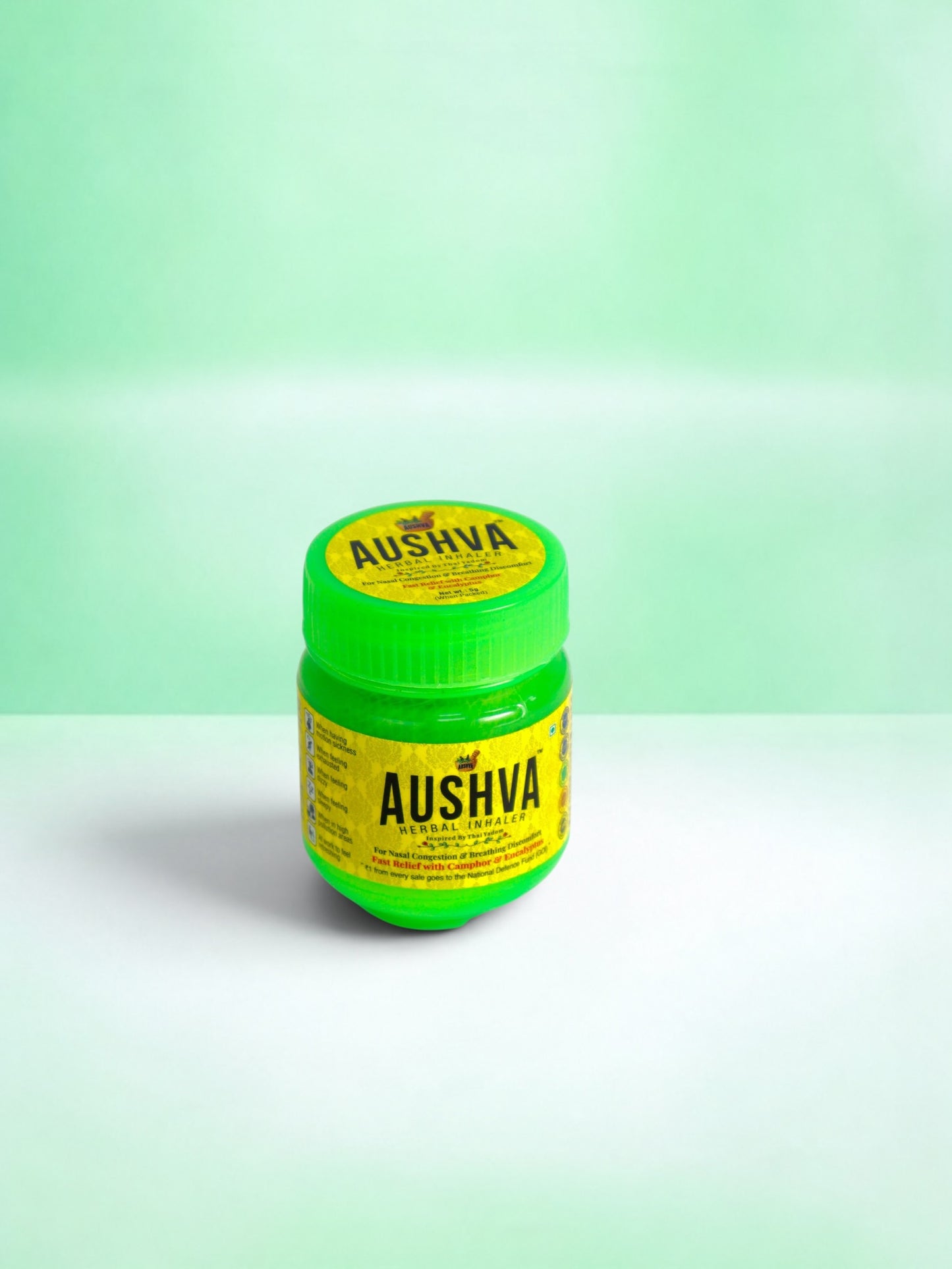 Aushva Natural Herbal Inhaler Pack of 5