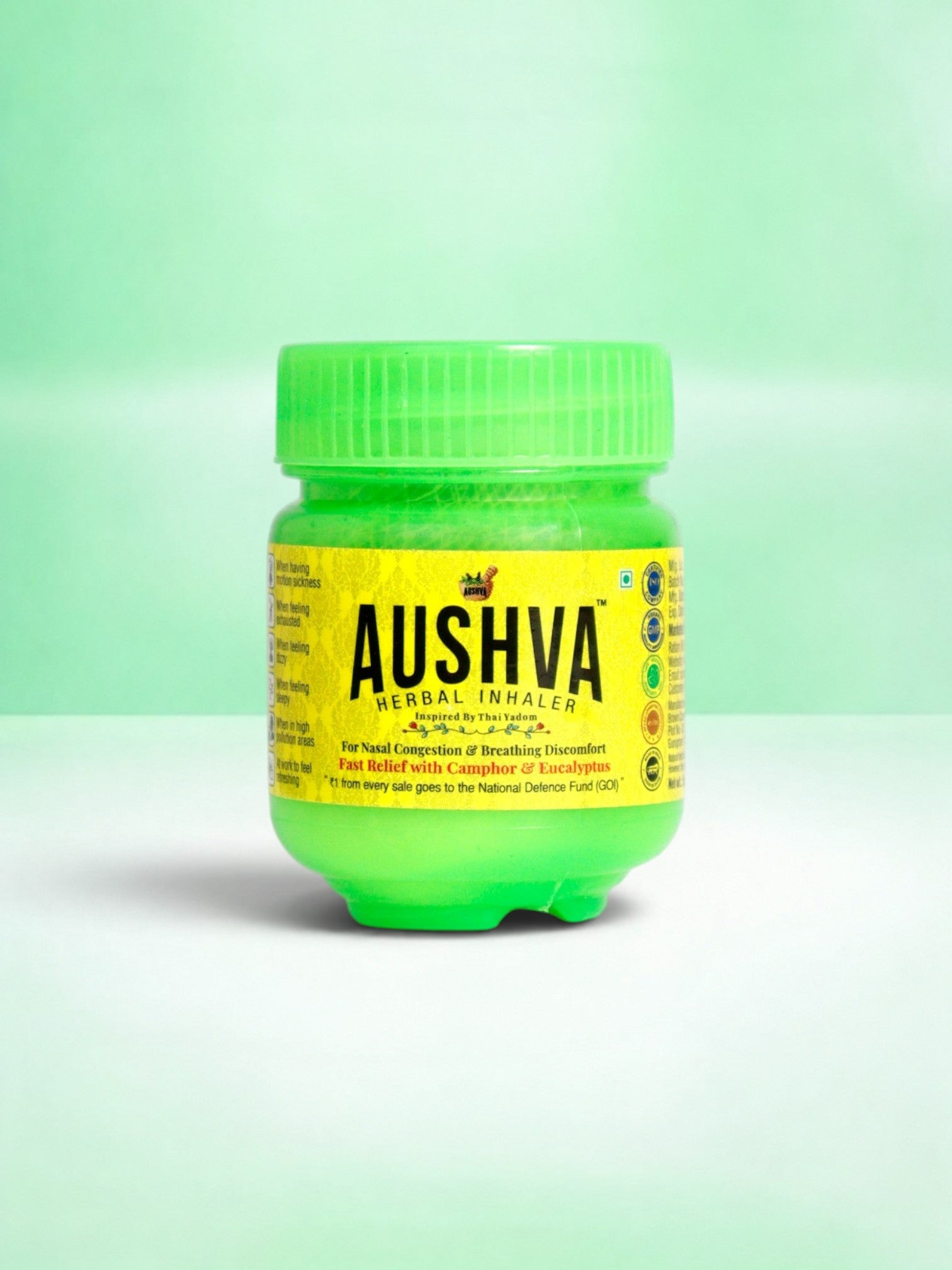 Aushva Natural Herbal Inhaler Pack of 1