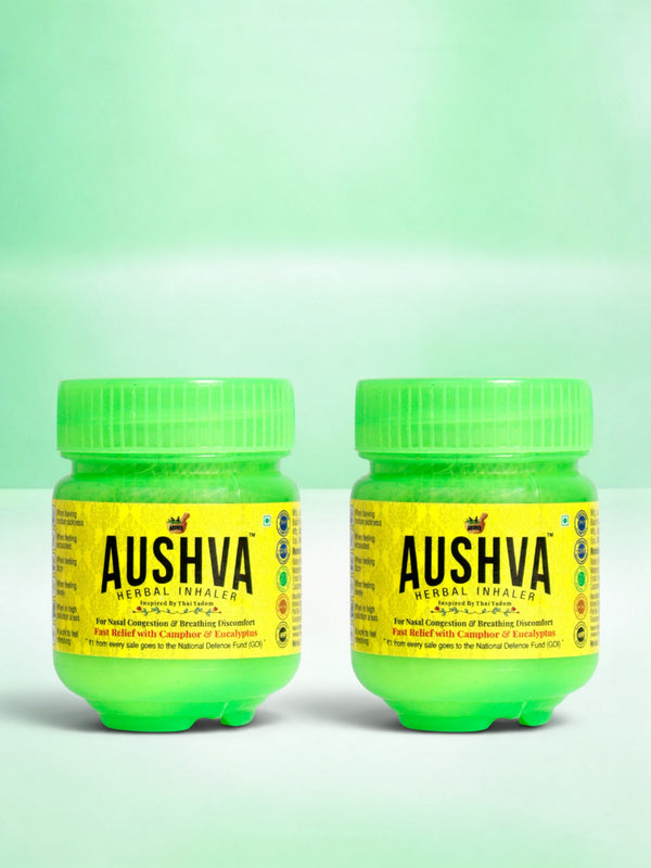 Aushva Natural Herbal Inhaler Pack of 2