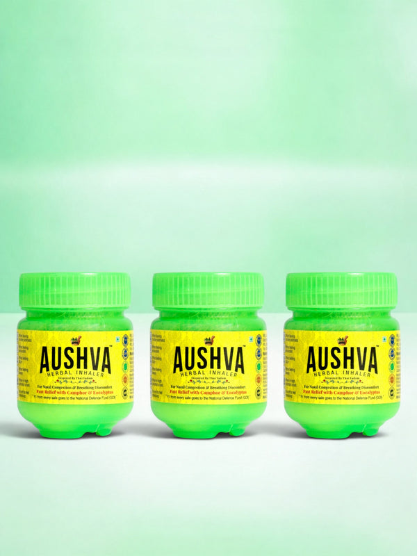 Aushva Natural Herbal Inhaler Pack of 3