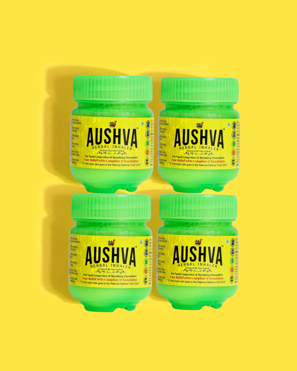 Aushva Herbal Inhaler Pack of 4