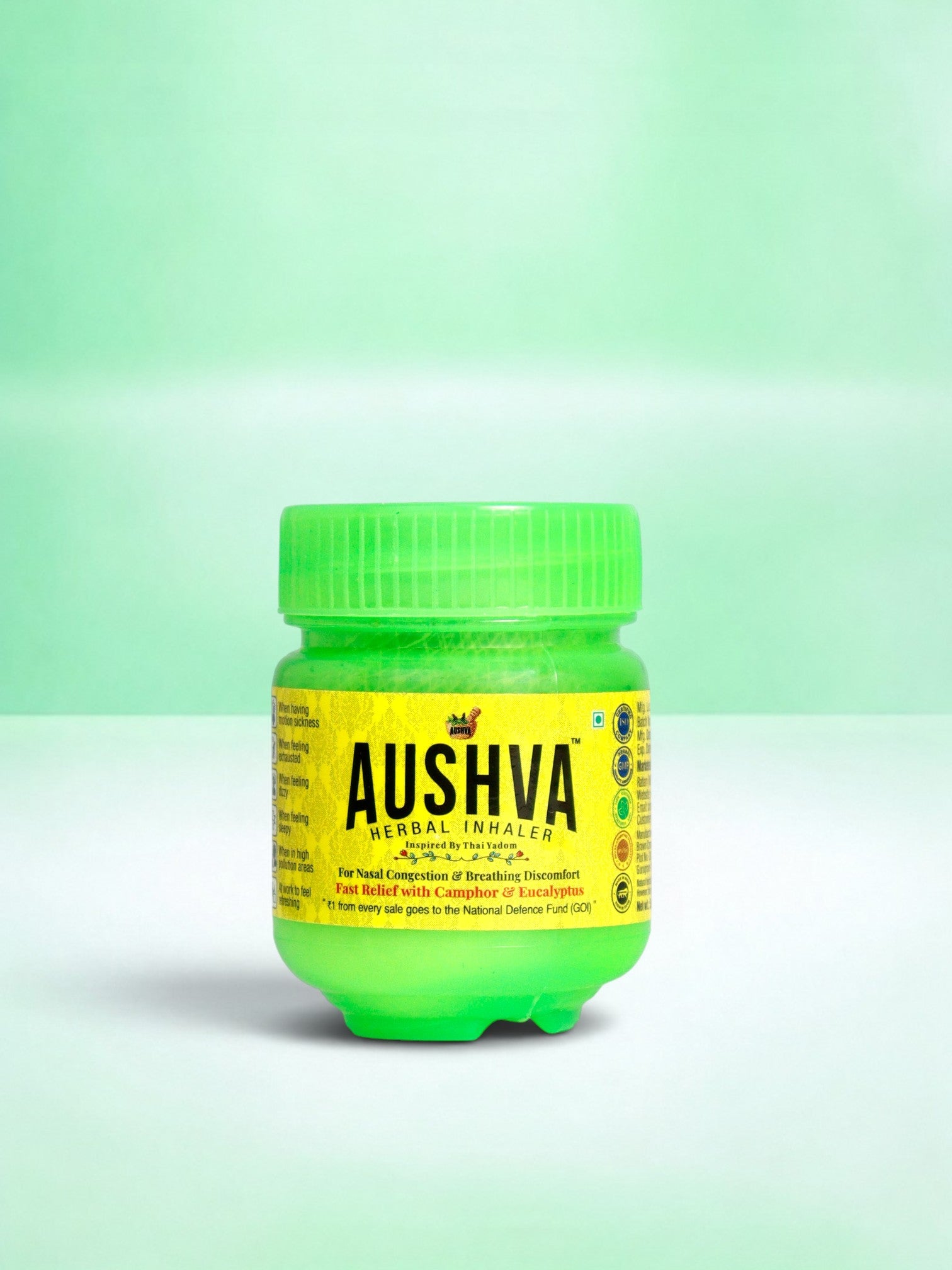 Aushva Natural Herbal Inhaler Pack of 1