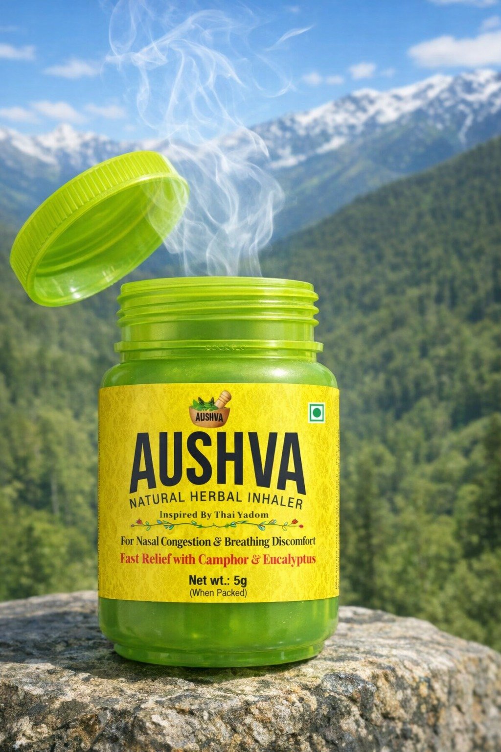 Aushva Natural Herbal Inhaler Pack of 1